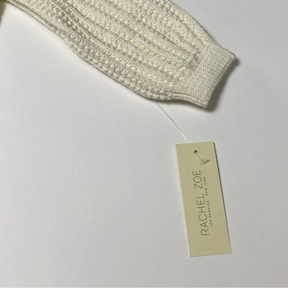 NWT Rachel Zoe Ivory Button Front Knit Cardigan Sweater Size 18 Months